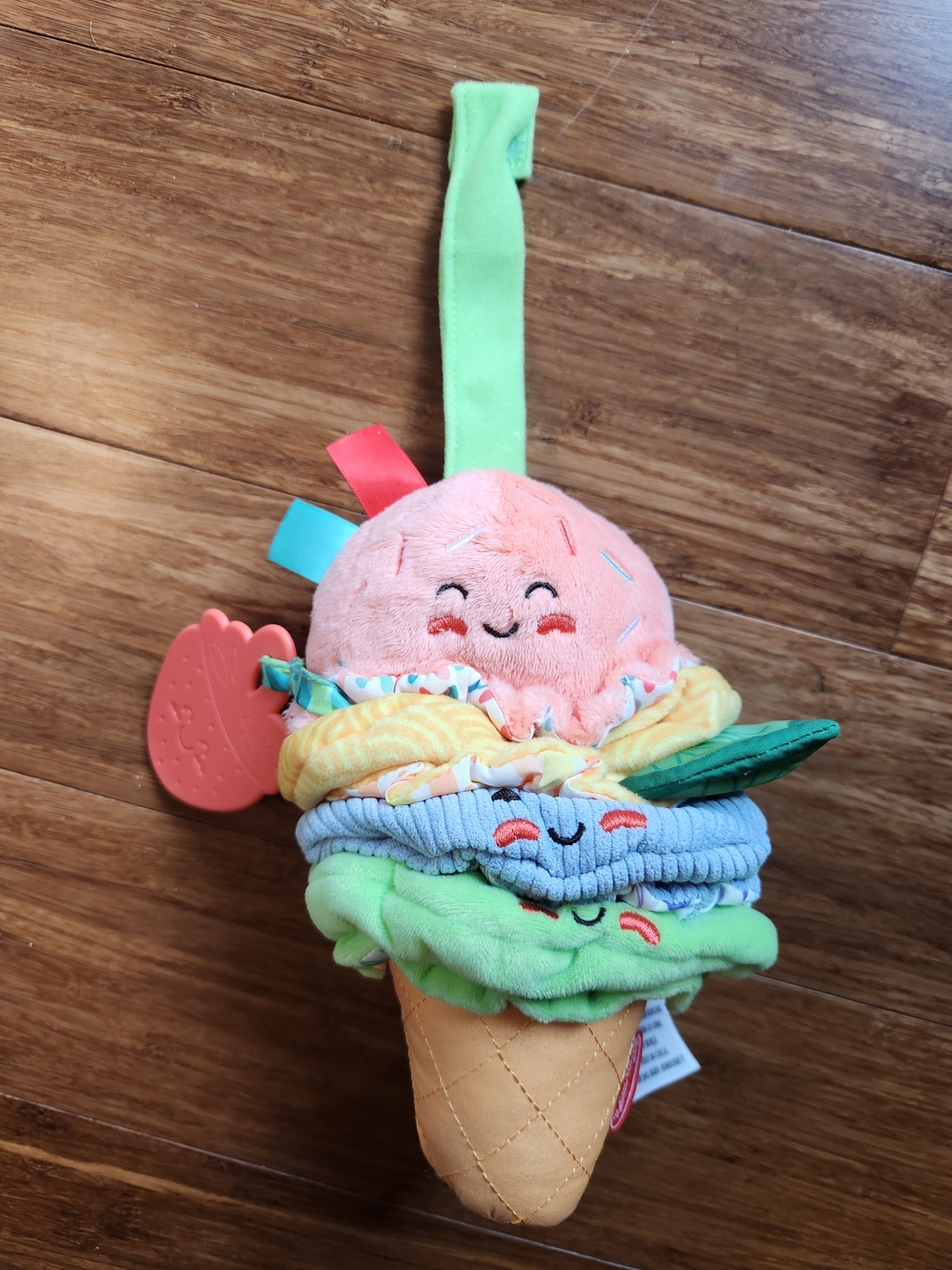 Melissa And Doug Plush Ice Cream Stroller Take Along Toy